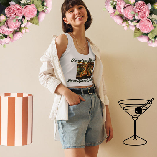 Not An Alcoholic - Premium Crop Top